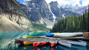 Kanada Alberta Lake Moraine Banff Nationalpark Foto iStock Brian Jackson